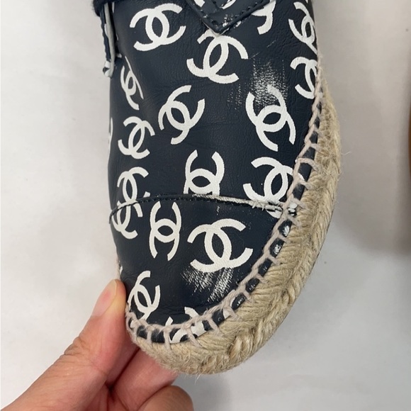 Chanel High Top CC Logo Espadrilles - Picture 8 of 13
